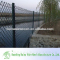 Galvanizado e PVC Coated Chain Link Fence Fabricante